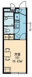 レオパレスフローライトの物件間取画像